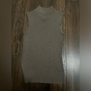 Croft and Barrow: High neck grey tank